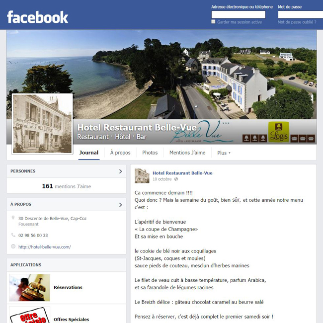facebook-hotel-bellevue-page-facebook-quimper-bd-communication